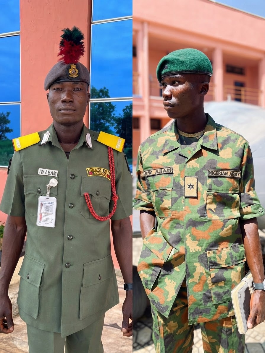 Ugep Son Abam Henry William Commissioned into the Nigerian Army